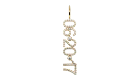 14k Diamond Date Charm