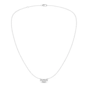 3-Stone Diamond Necklace