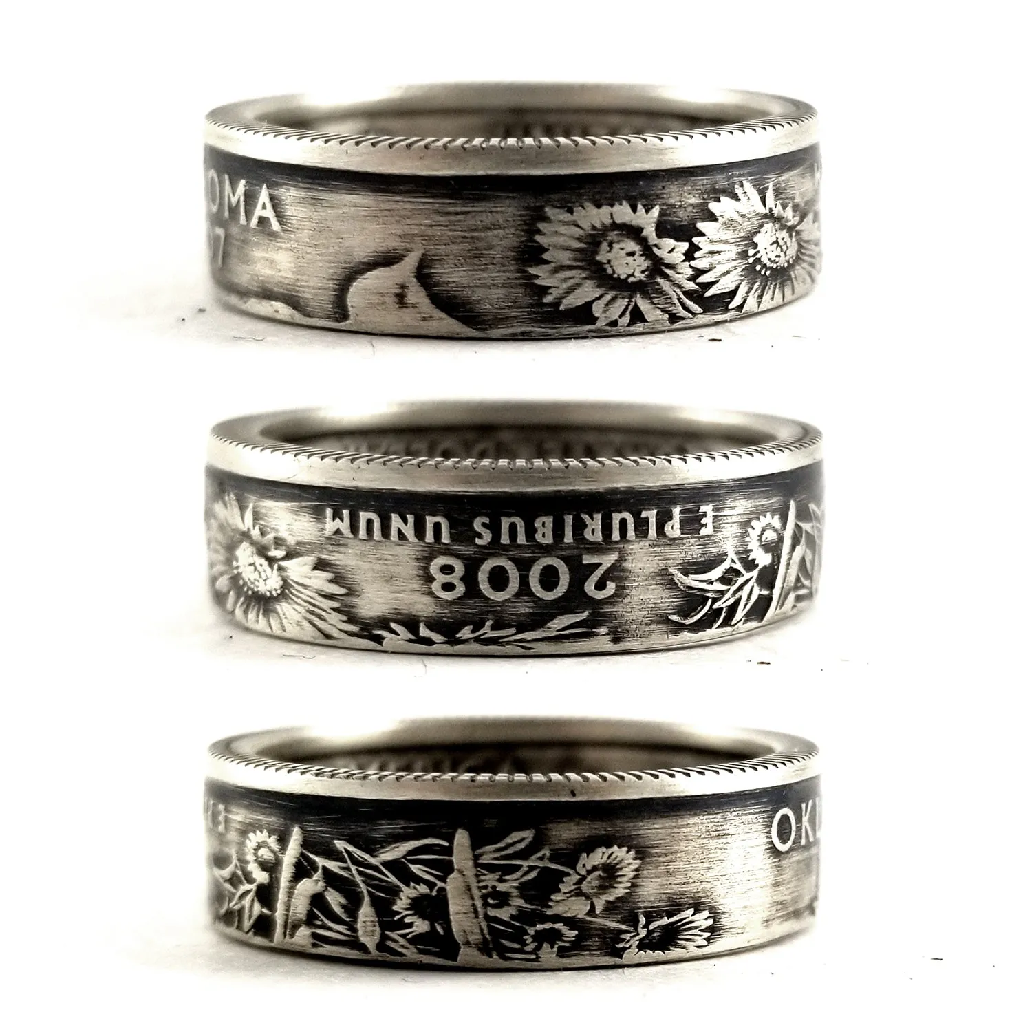 90% Silver Oklahoma Quarter Ring