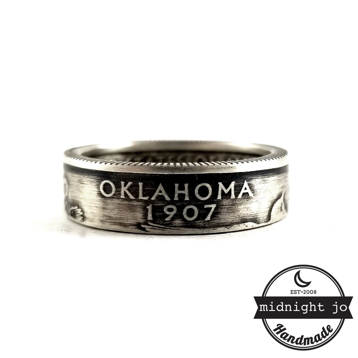 90% Silver Oklahoma Quarter Ring