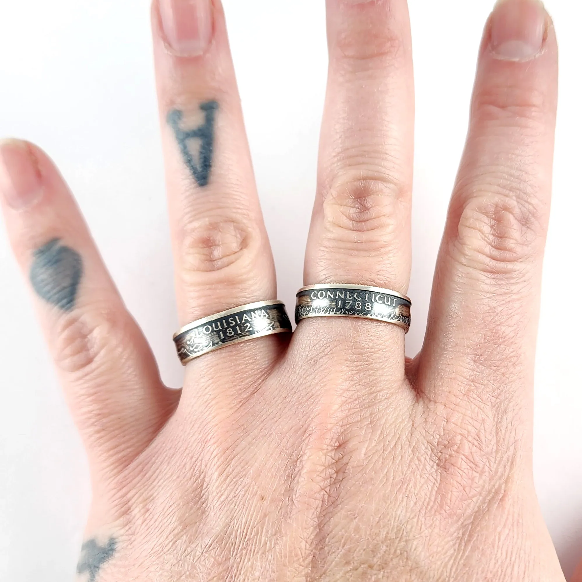 90% Silver Oklahoma Quarter Ring