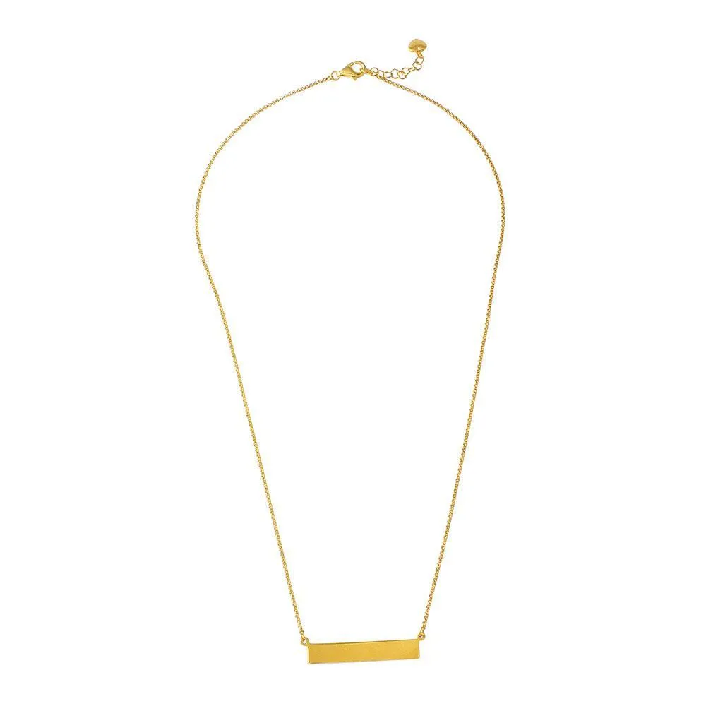 Bar Necklace (Gold Plated)