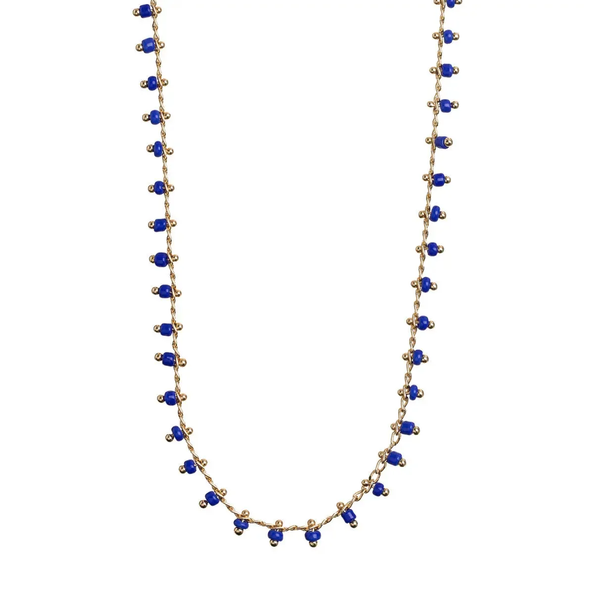 Blue Bead Necklace