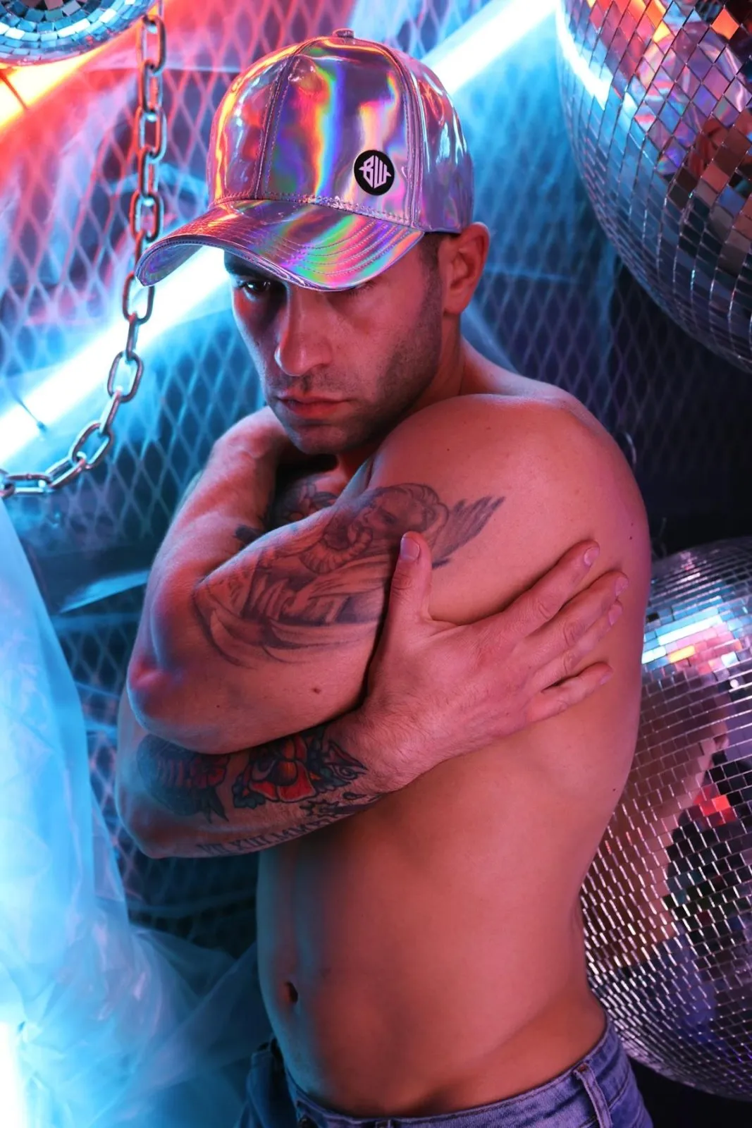 Breedwell Cyber Holo Hat, Silver