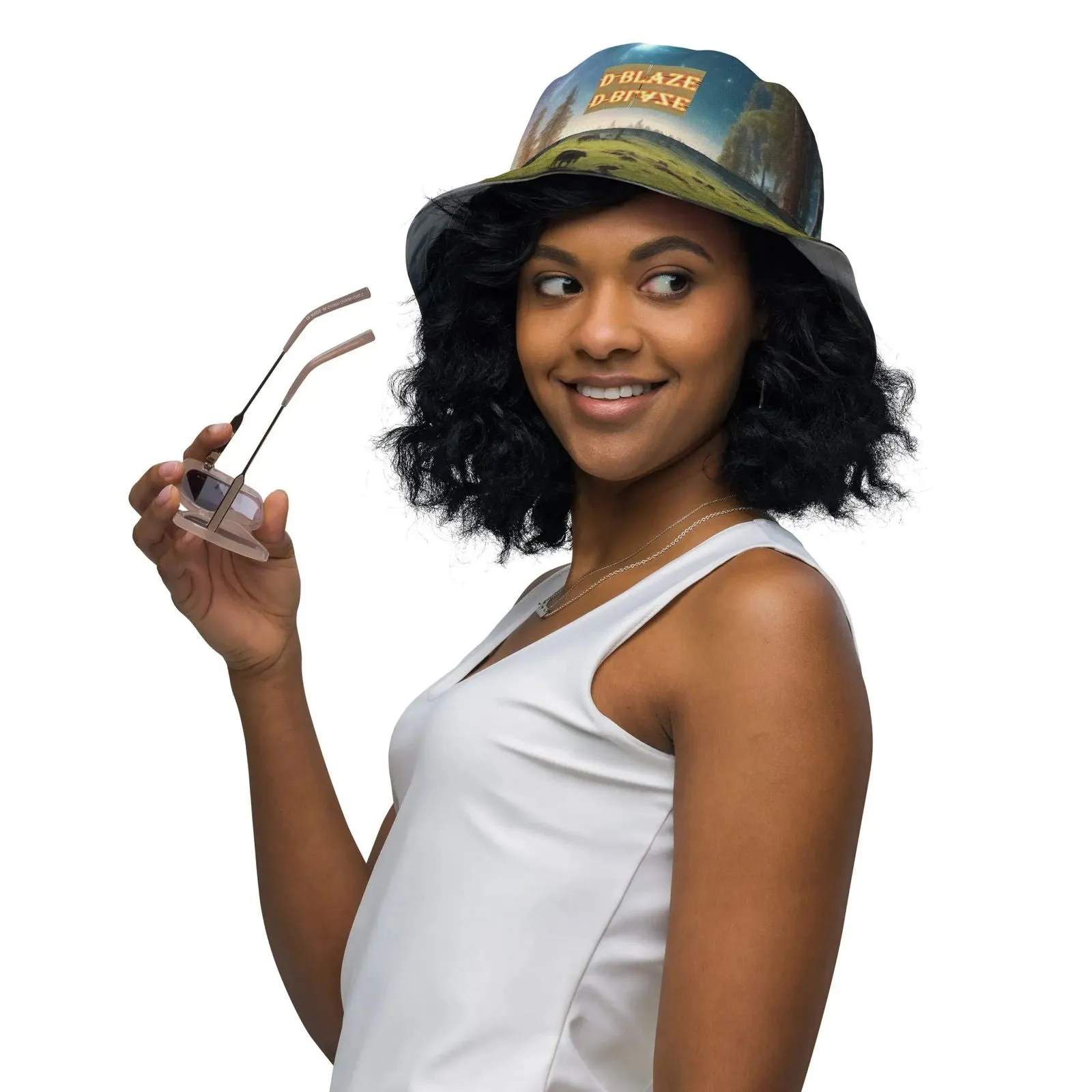 Bright side by D-Blaze: Reversible bucket hat