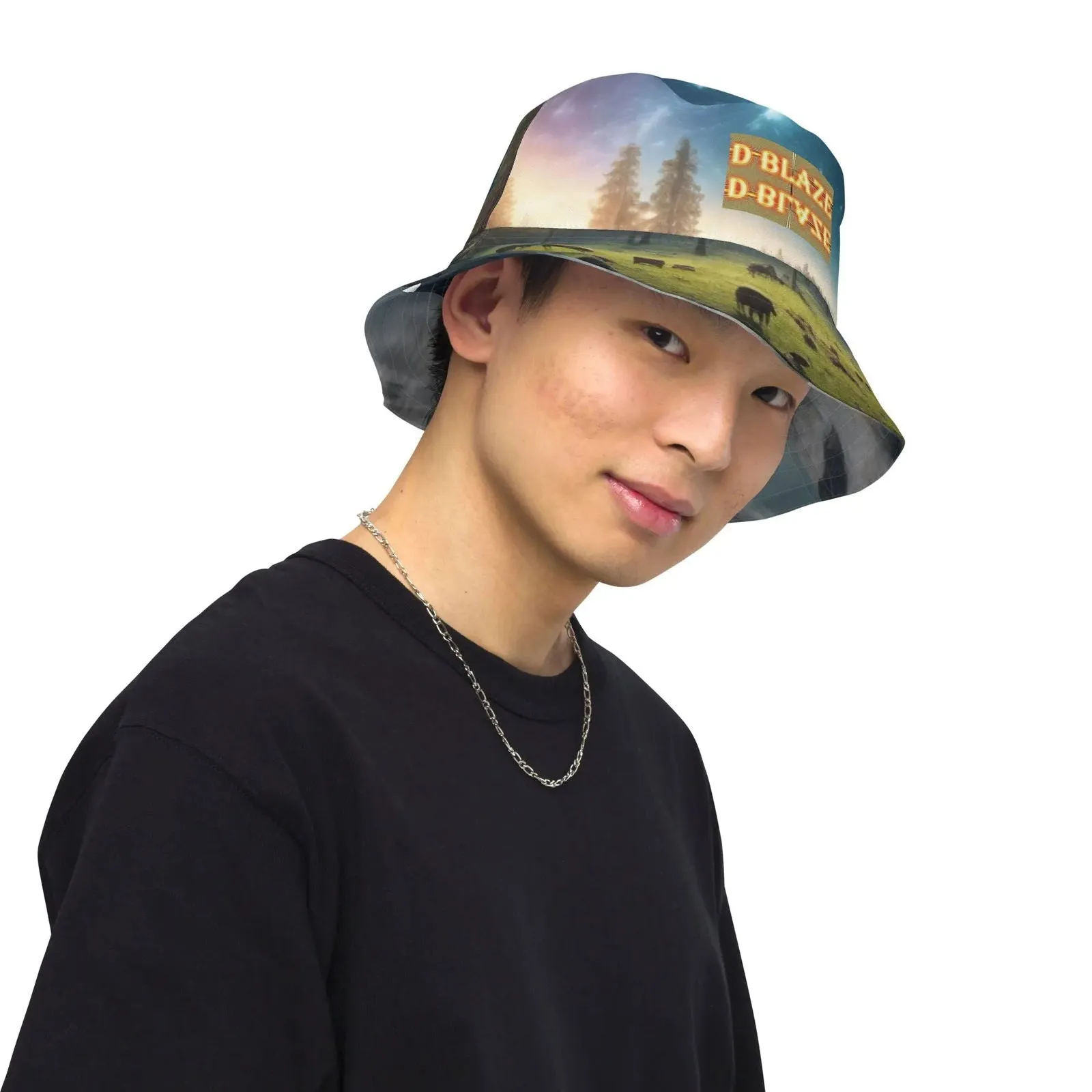 Bright side by D-Blaze: Reversible bucket hat