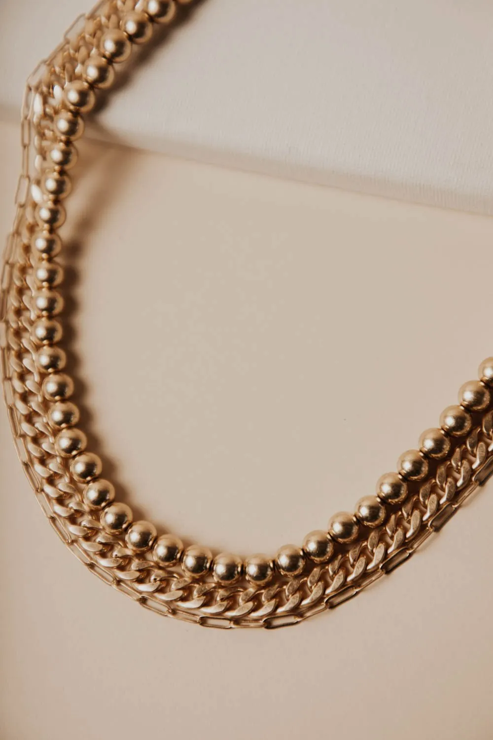 Chunky Layered Chain Necklace