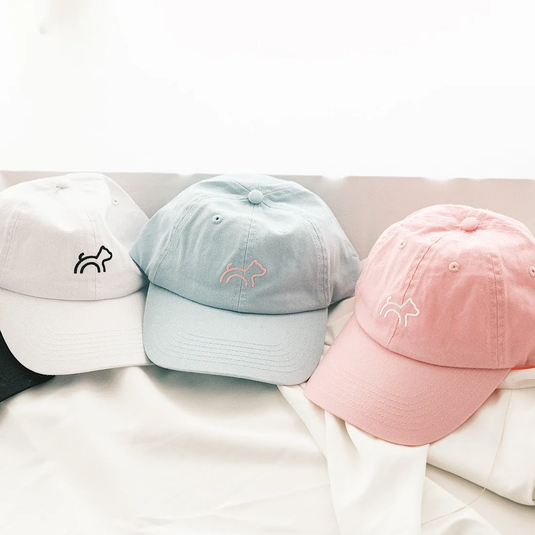 Cloud Haven Logo Baseball Cap Pink