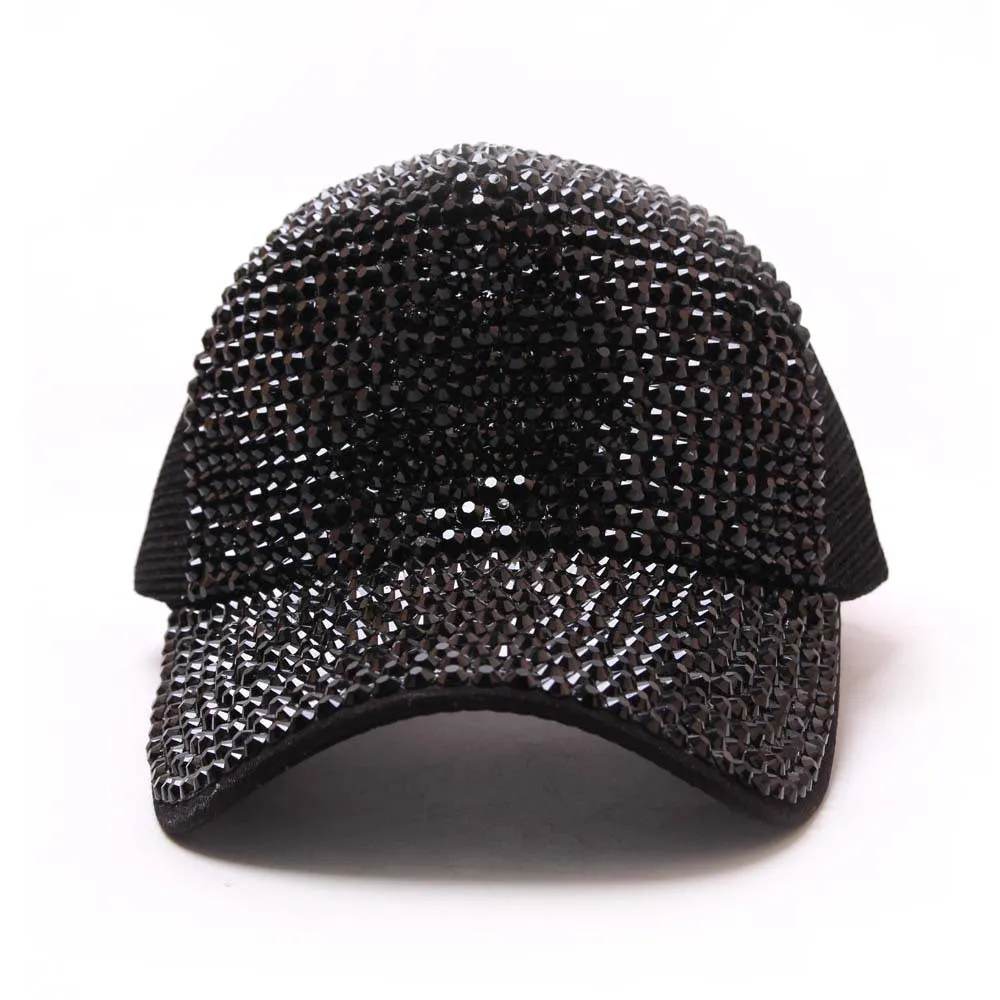 Crystal Rhinestone Sequins Baseball Cap