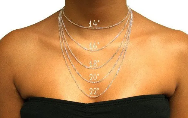 Cut Out Bar with Heart Necklace