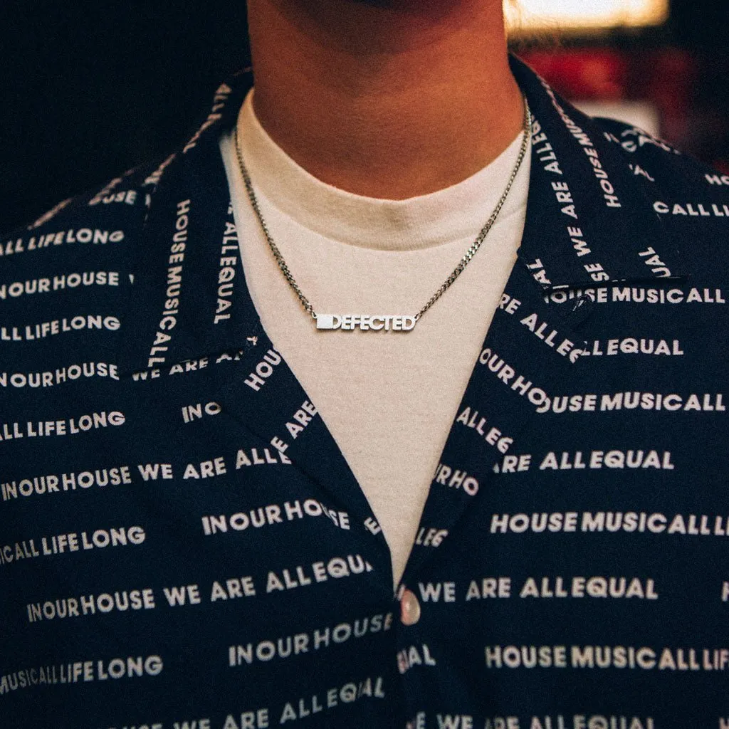 Defected Silver Necklace