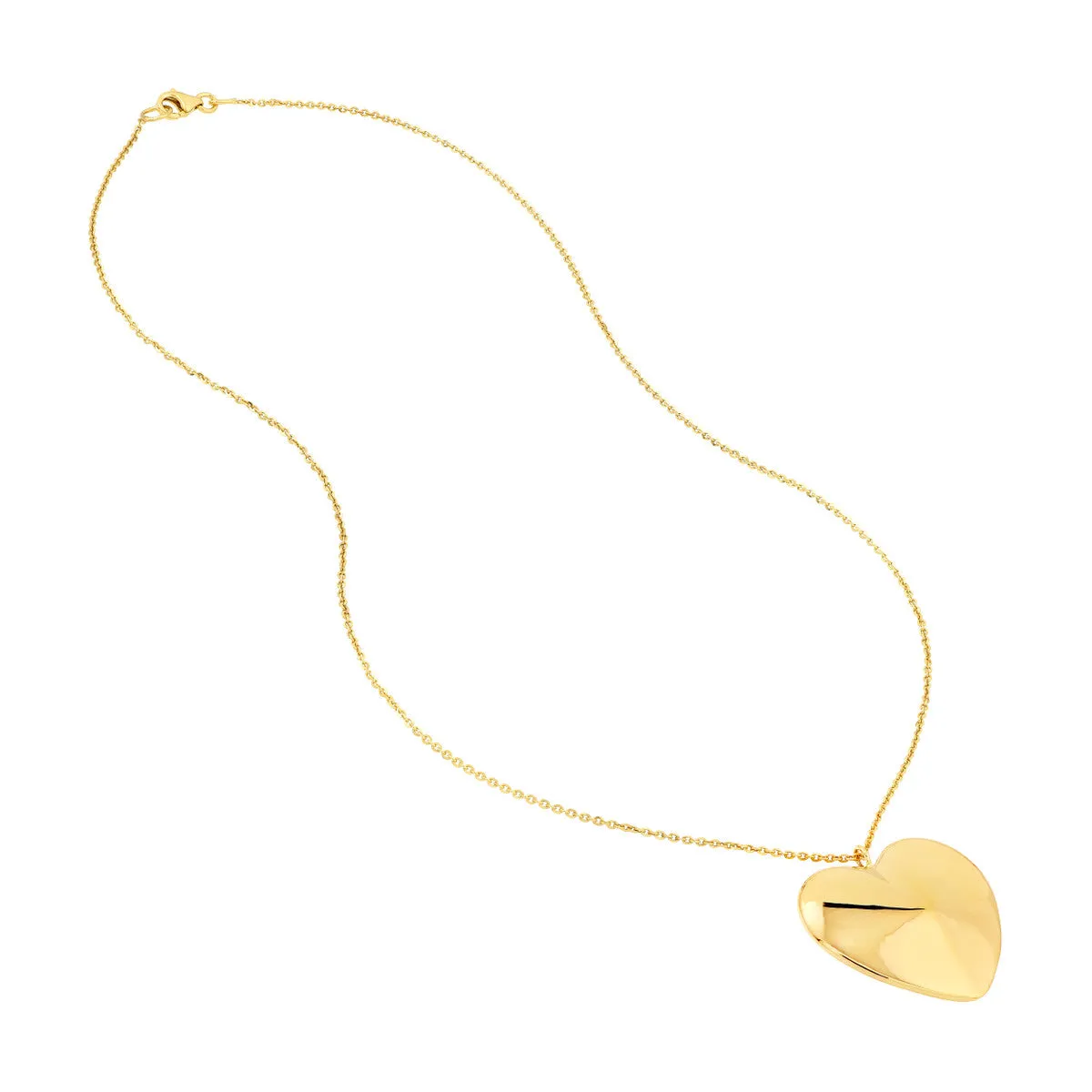 ELLE PUFFY HEART NECKLACE