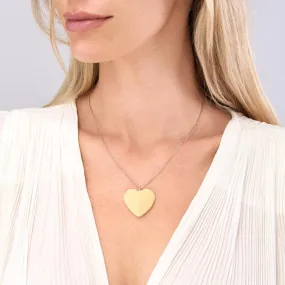 ELLE PUFFY HEART NECKLACE