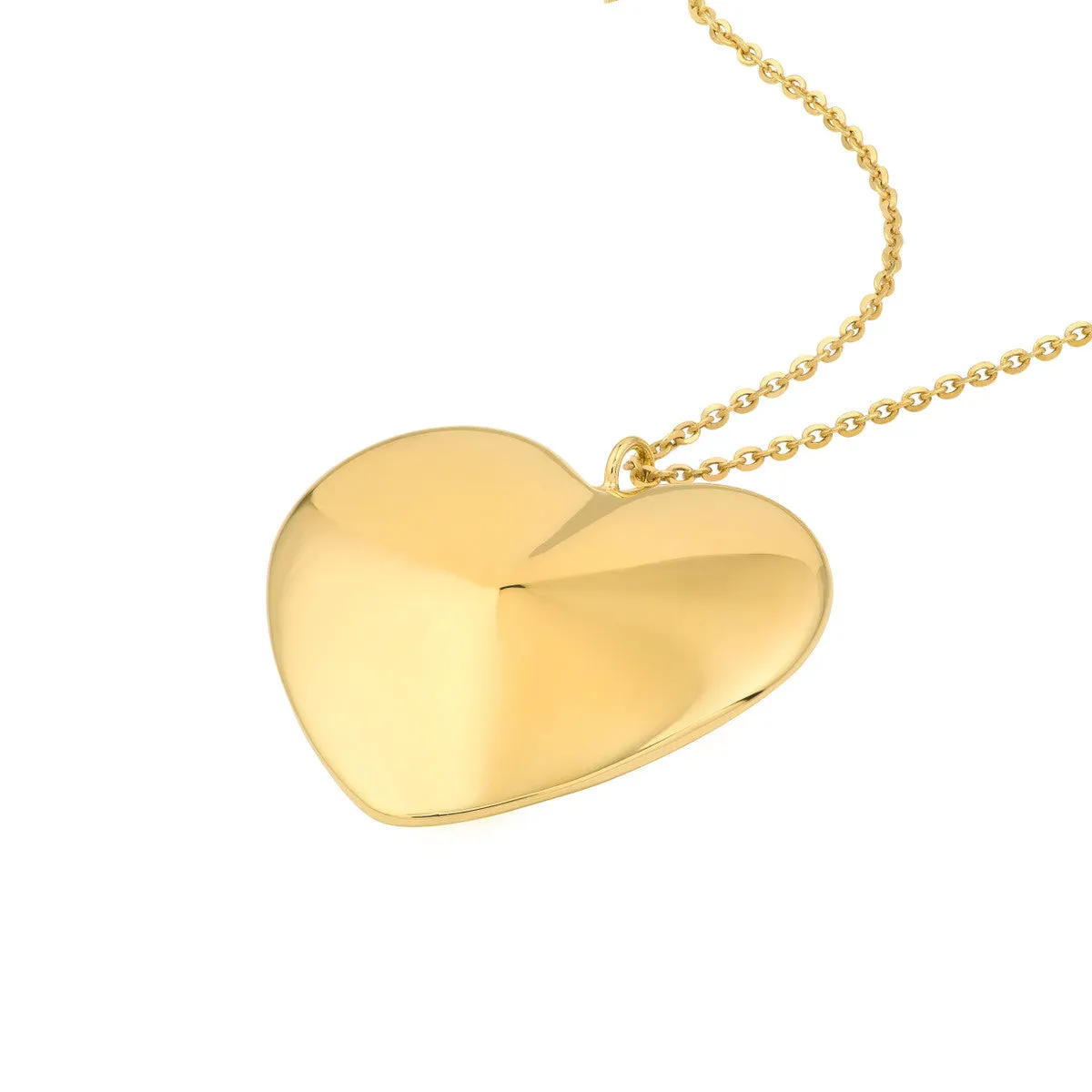 ELLE PUFFY HEART NECKLACE