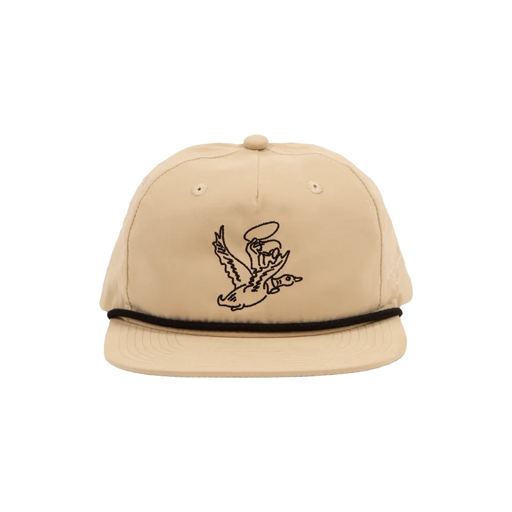 Embroidered Duckman Hat - Birch