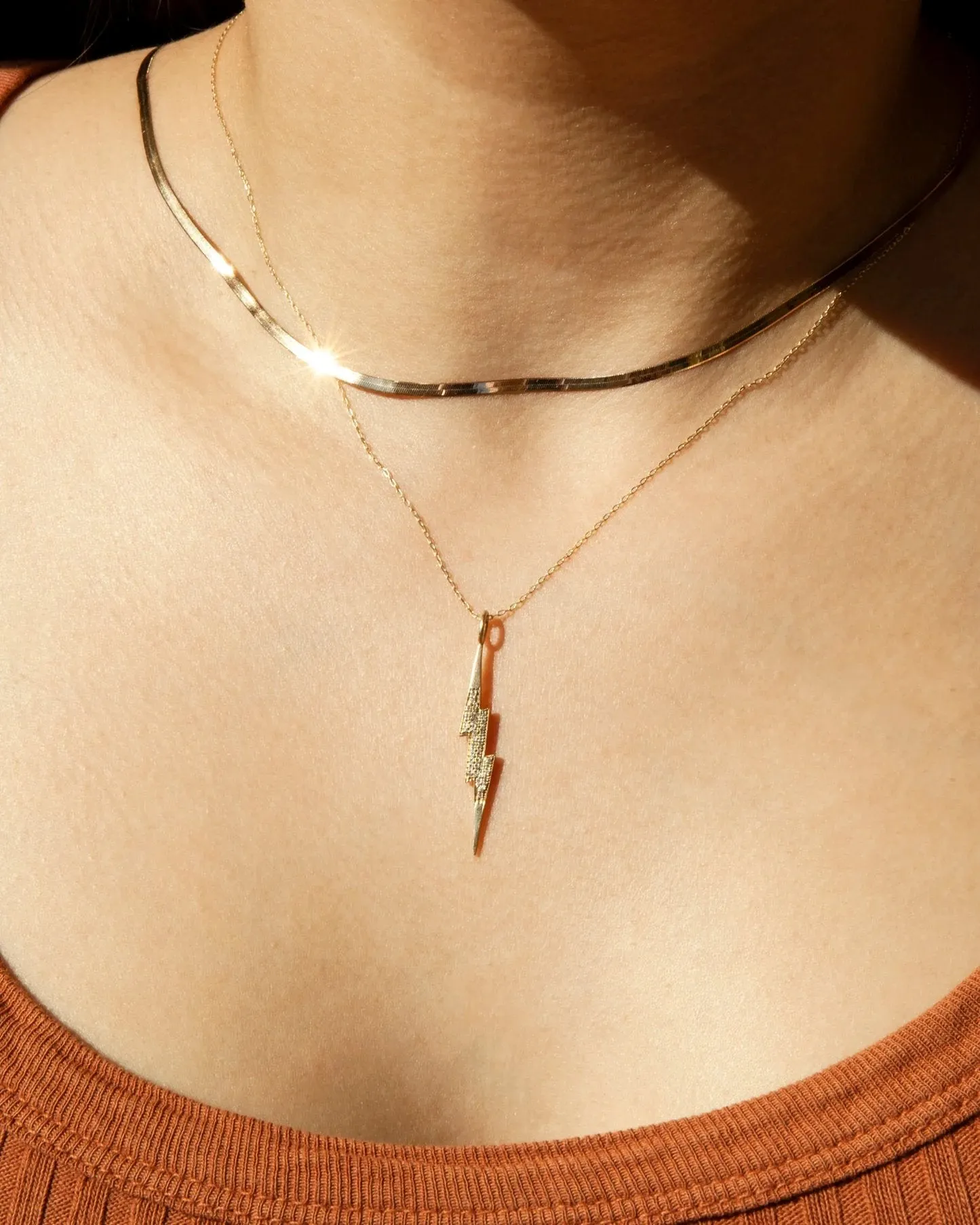 Fame Necklace 14K Gold