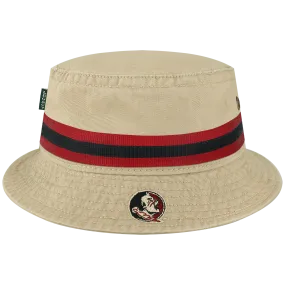 Florida State Seminoles Khaki Relaxed Twill Bucket Hat