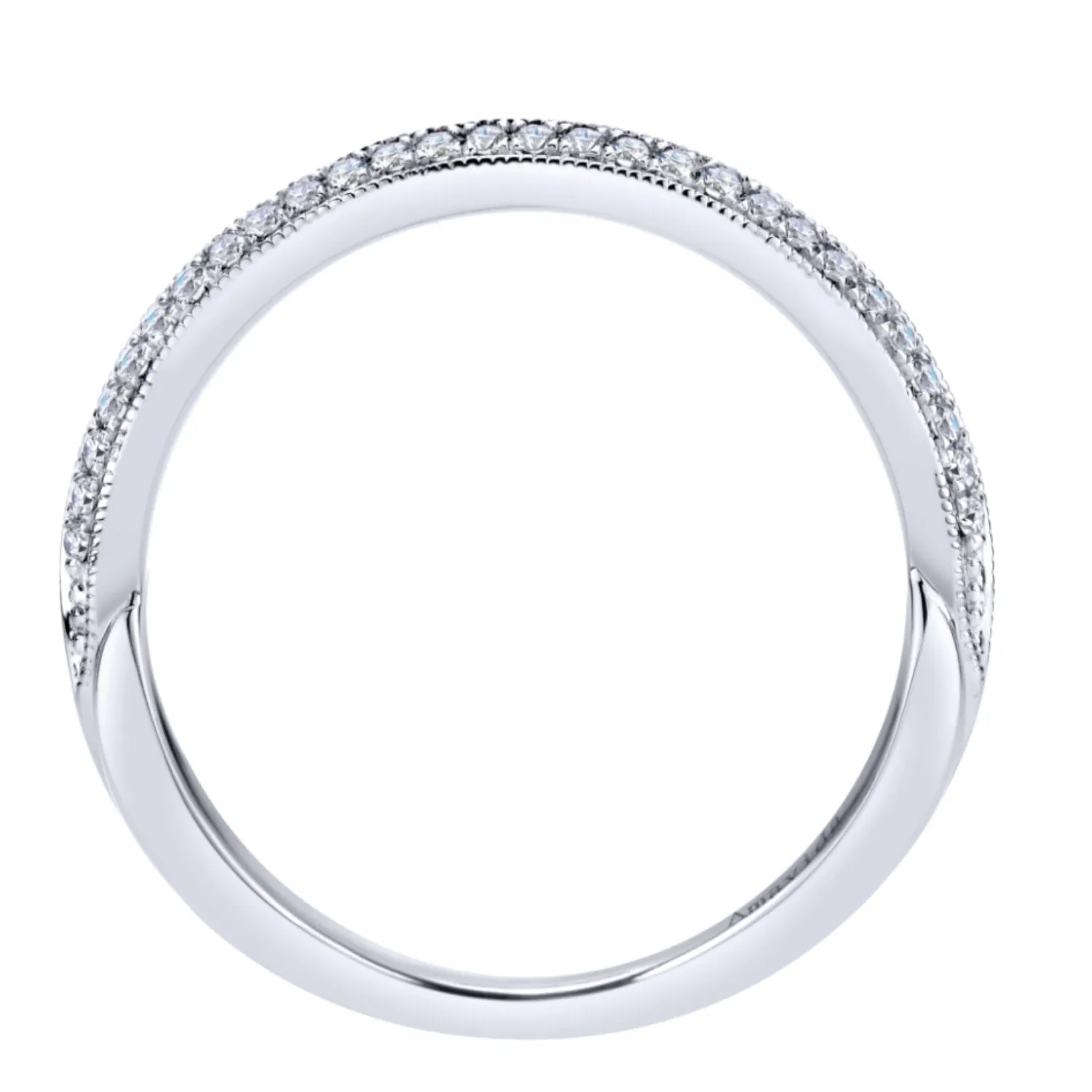 Gabriel & Co. "Georgia" Diamond Wedding Band