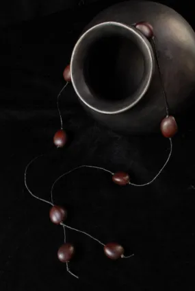Gaupinol Seed Lasso Necklace