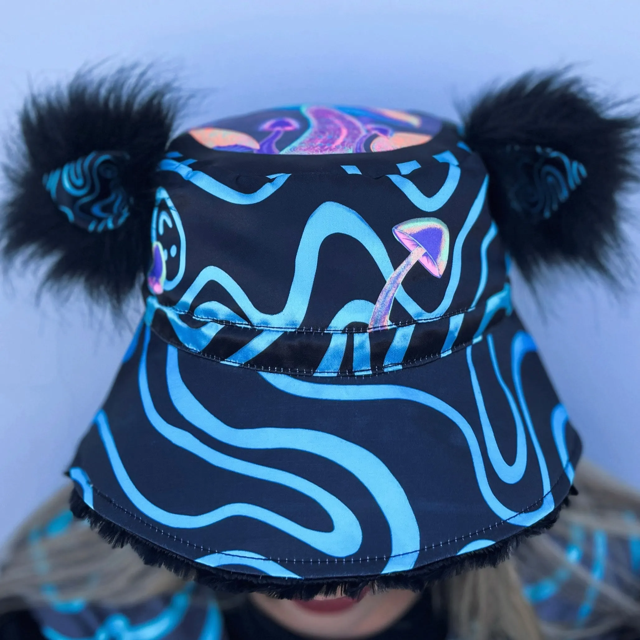 Glow Shroom Reversible Bucket Hat