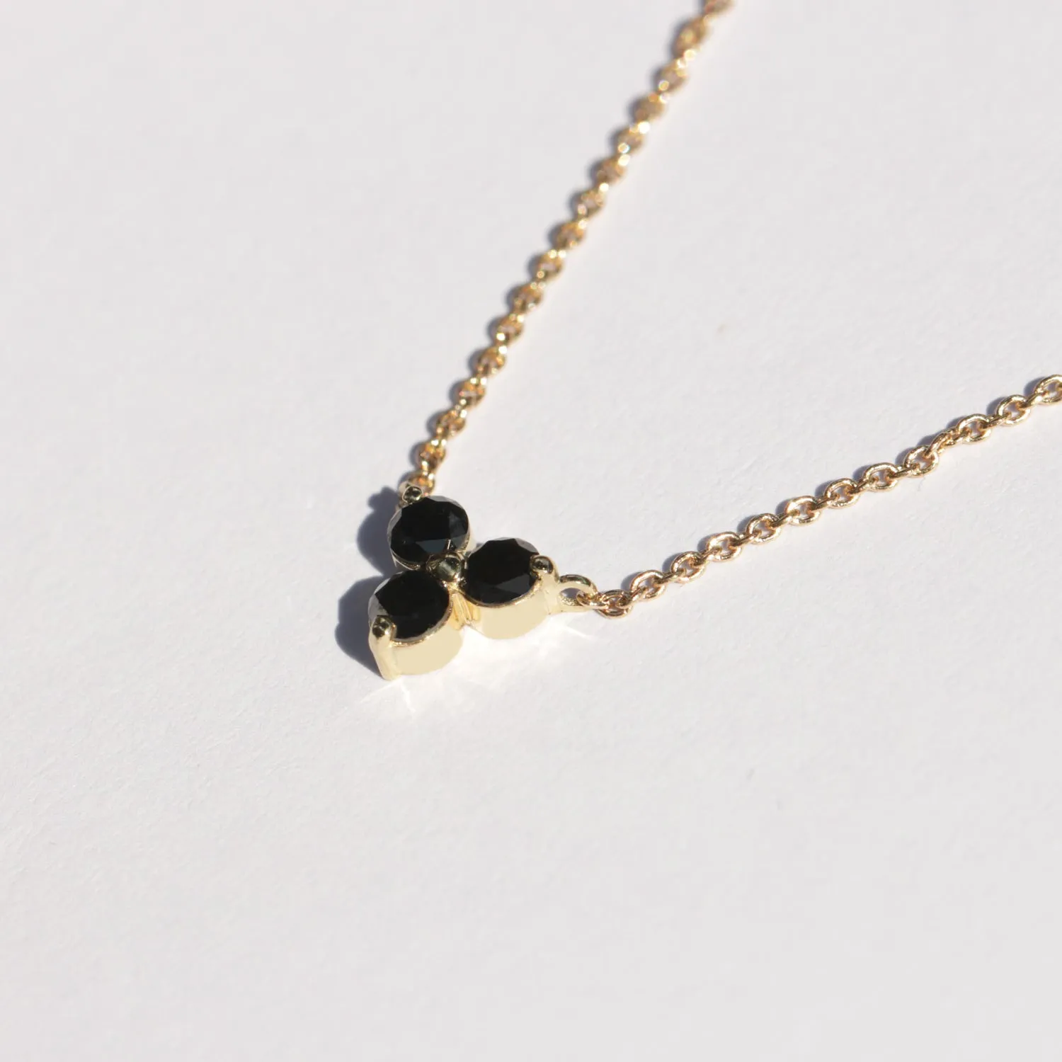 Grace Necklace Black Diamonds