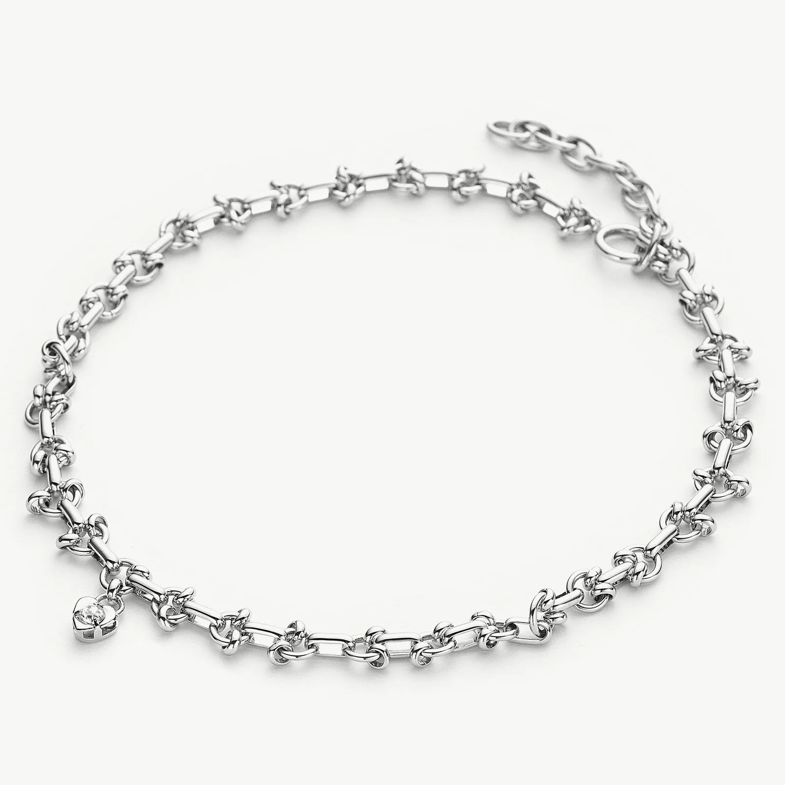 Heart Diamond Chain Necklace