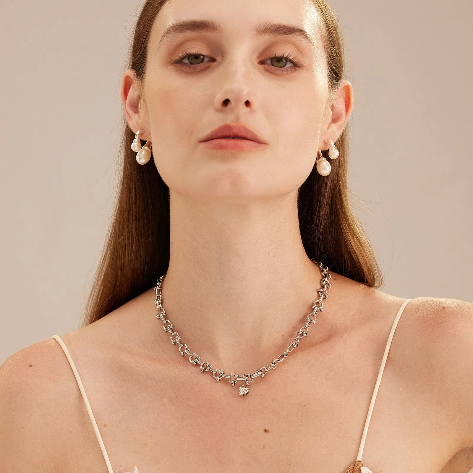 Heart Diamond Chain Necklace