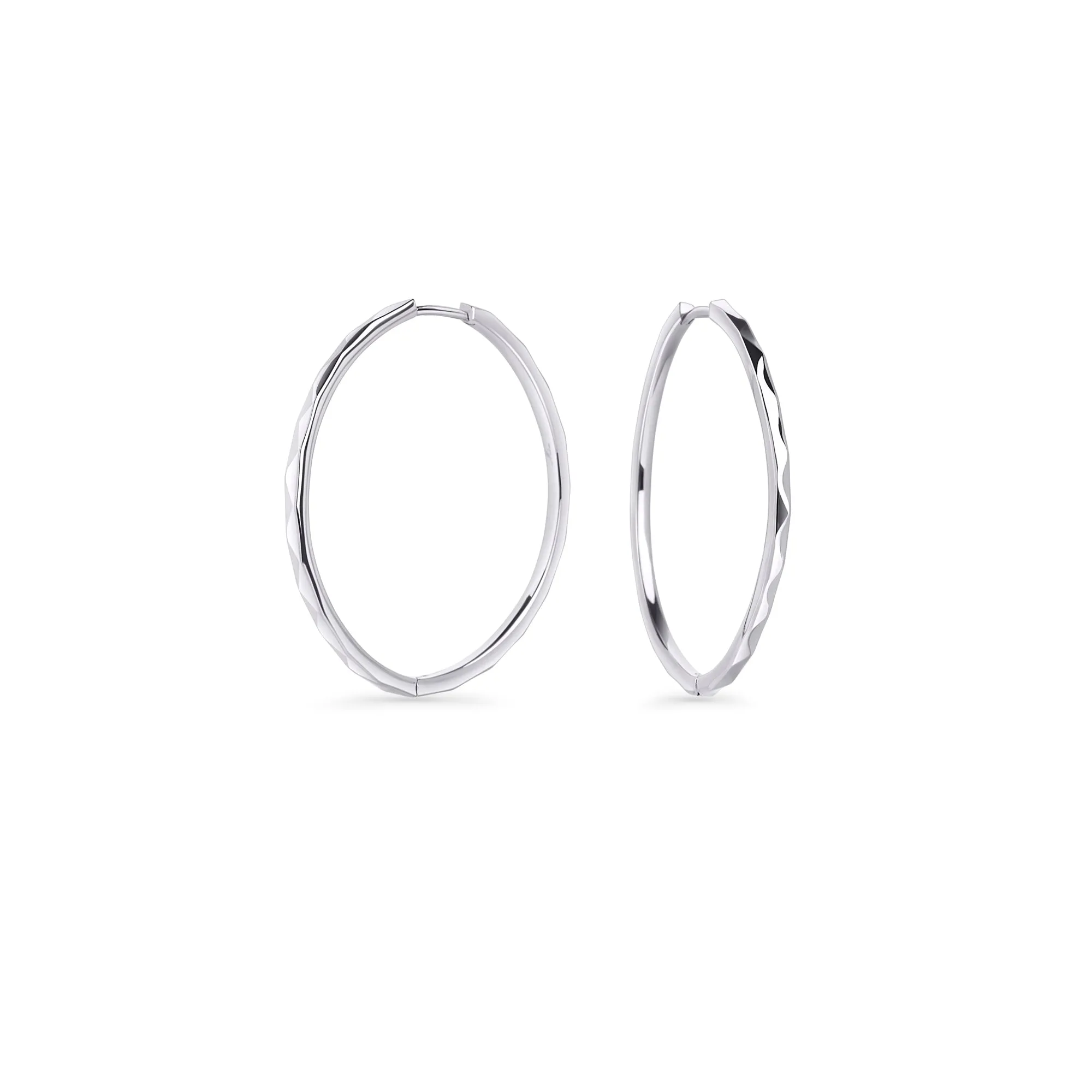 Jade Large Huggie Earrings