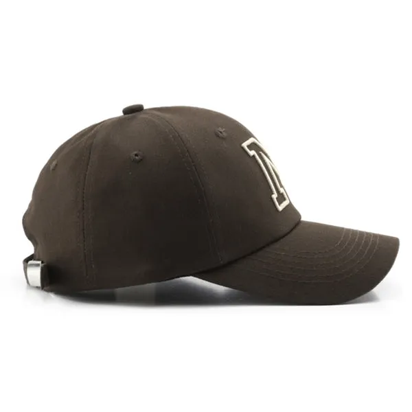Letter M Coffee Adjustable Baseball Cap M字母咖啡色可調節棒球帽 KCHT2363