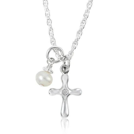 My First Diamond Cross Necklace