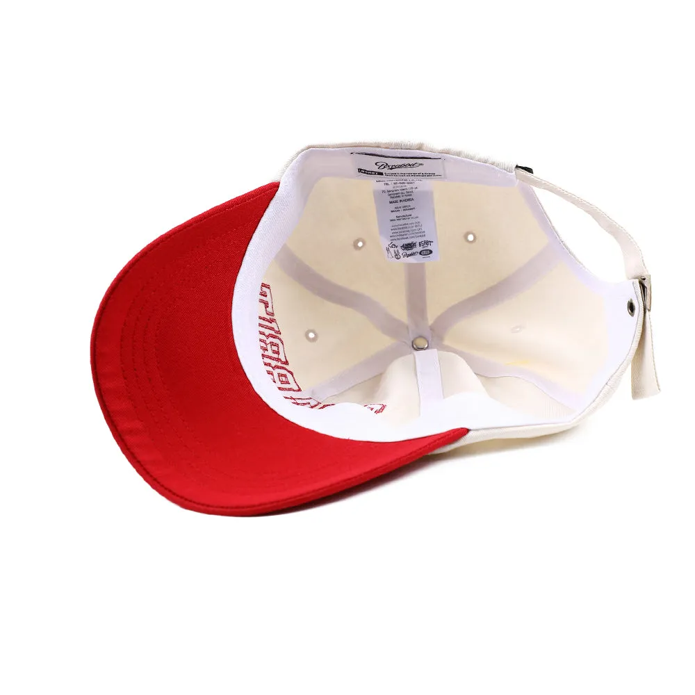 OLD SCHOOL BSRBT CAP RED / CREAM