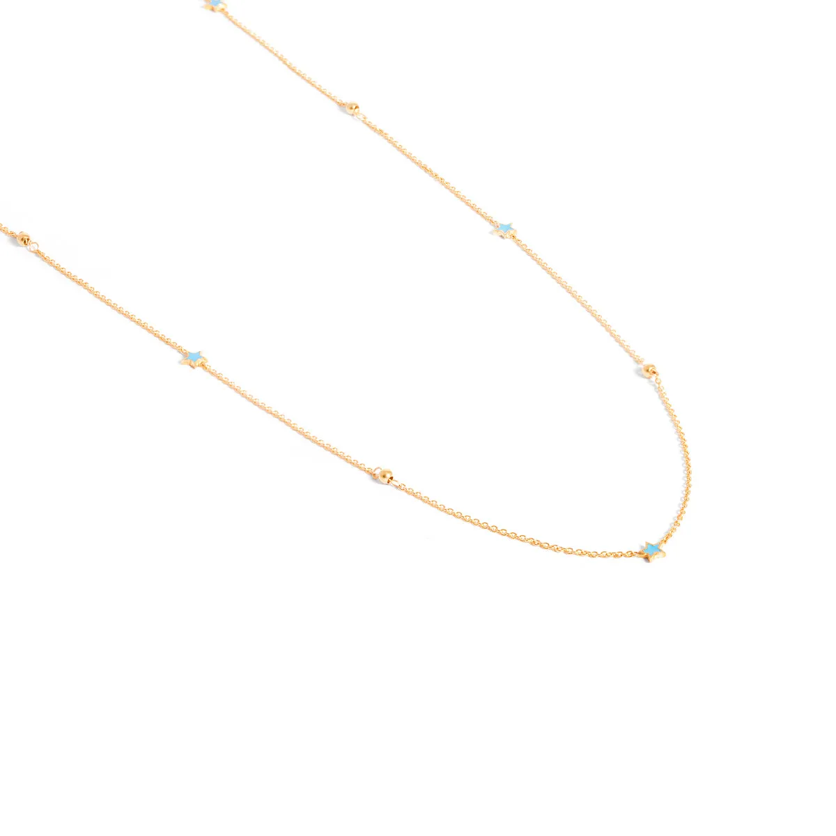 Orb and Star Chain Necklace