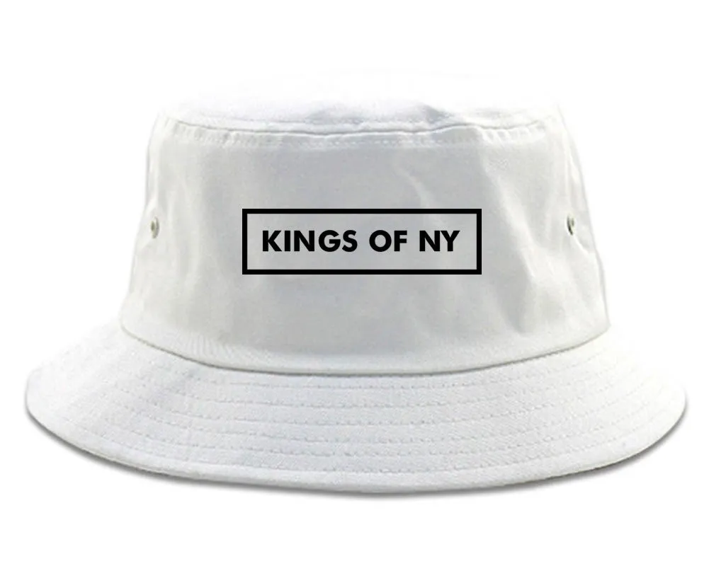 Outline Box Logo Football Bucket Hat Cap