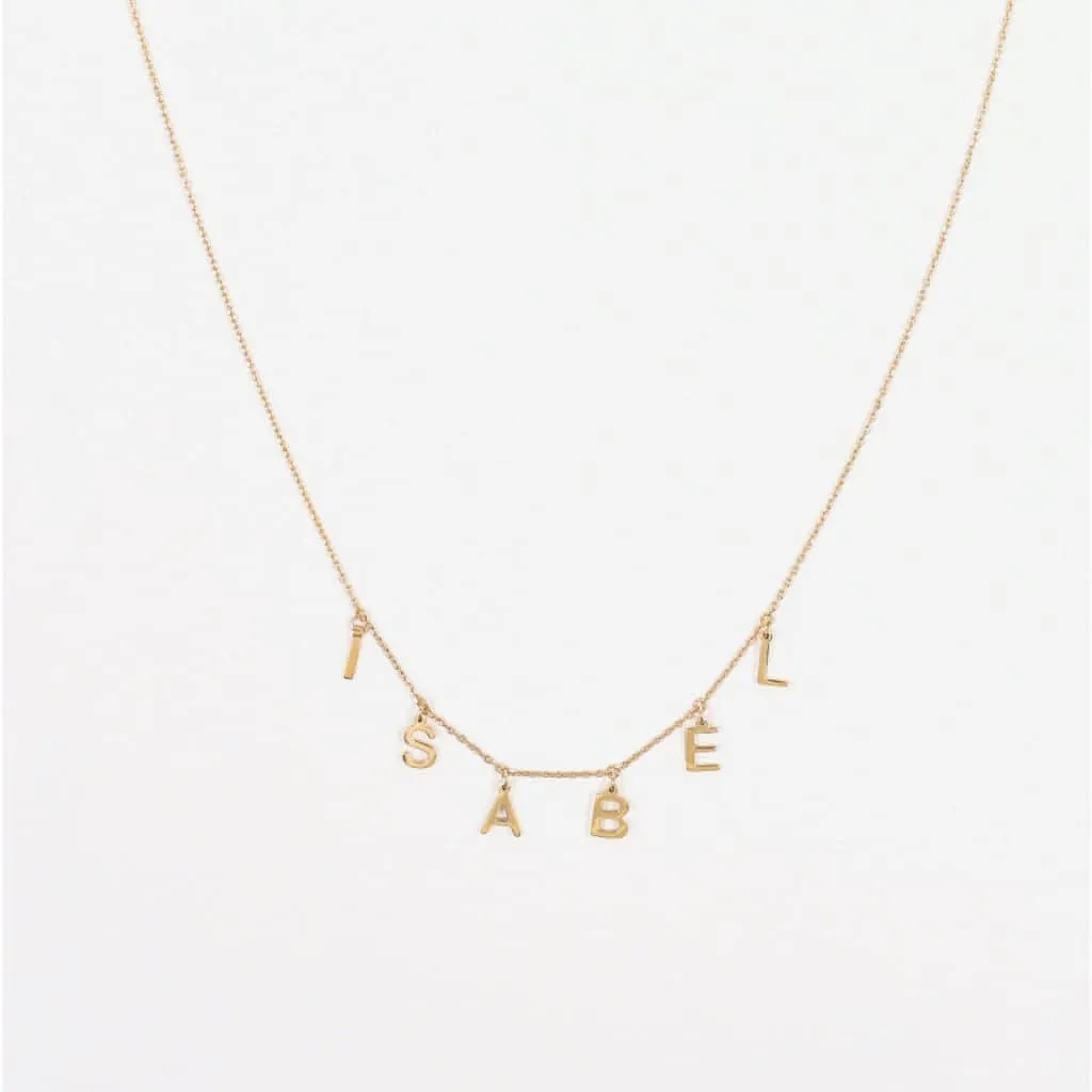Personalised Letter Necklace