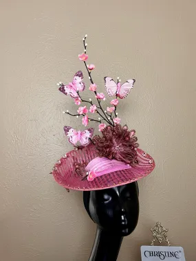 Pink crown hat