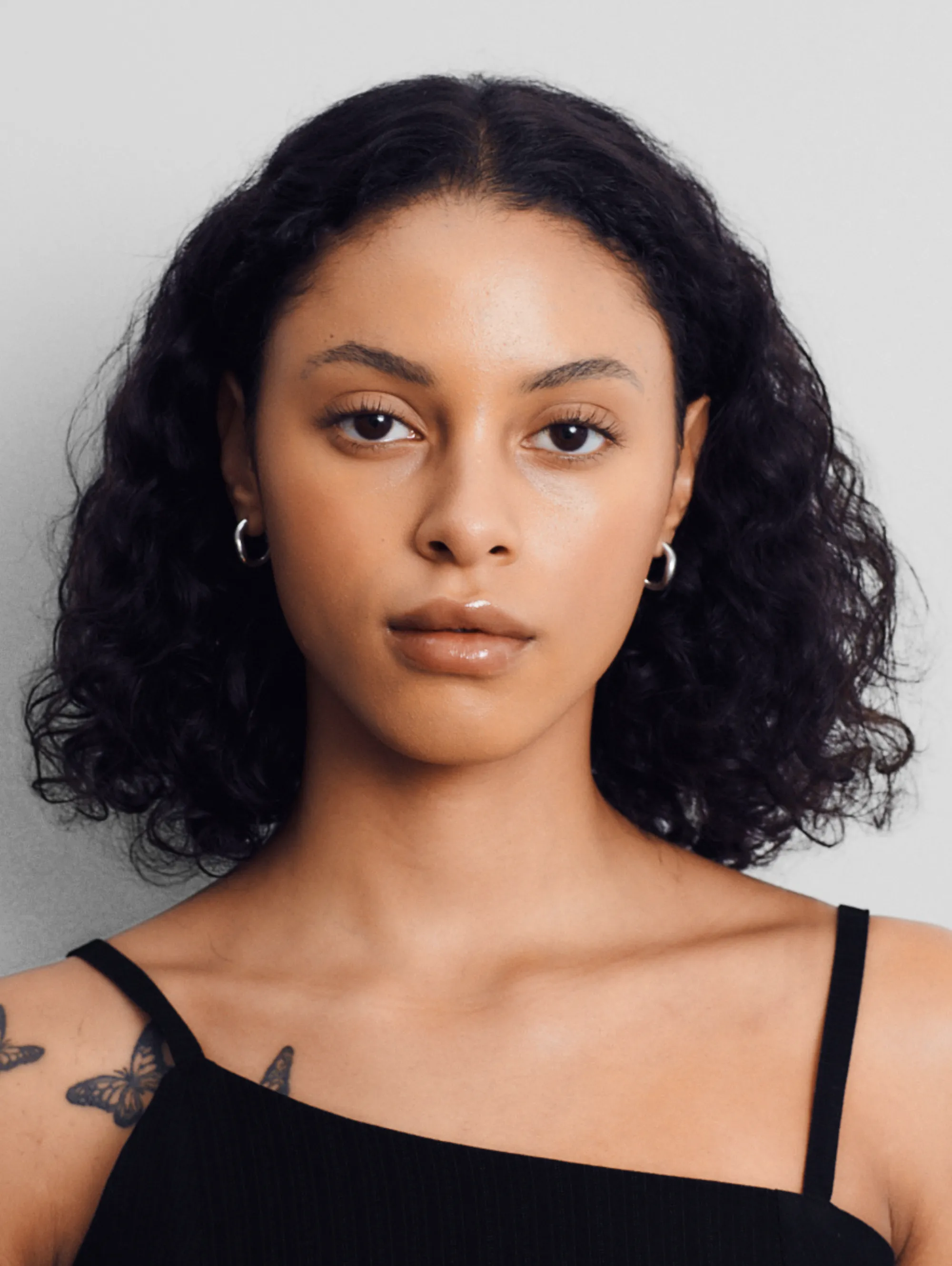 Rowan Hoops in Gold