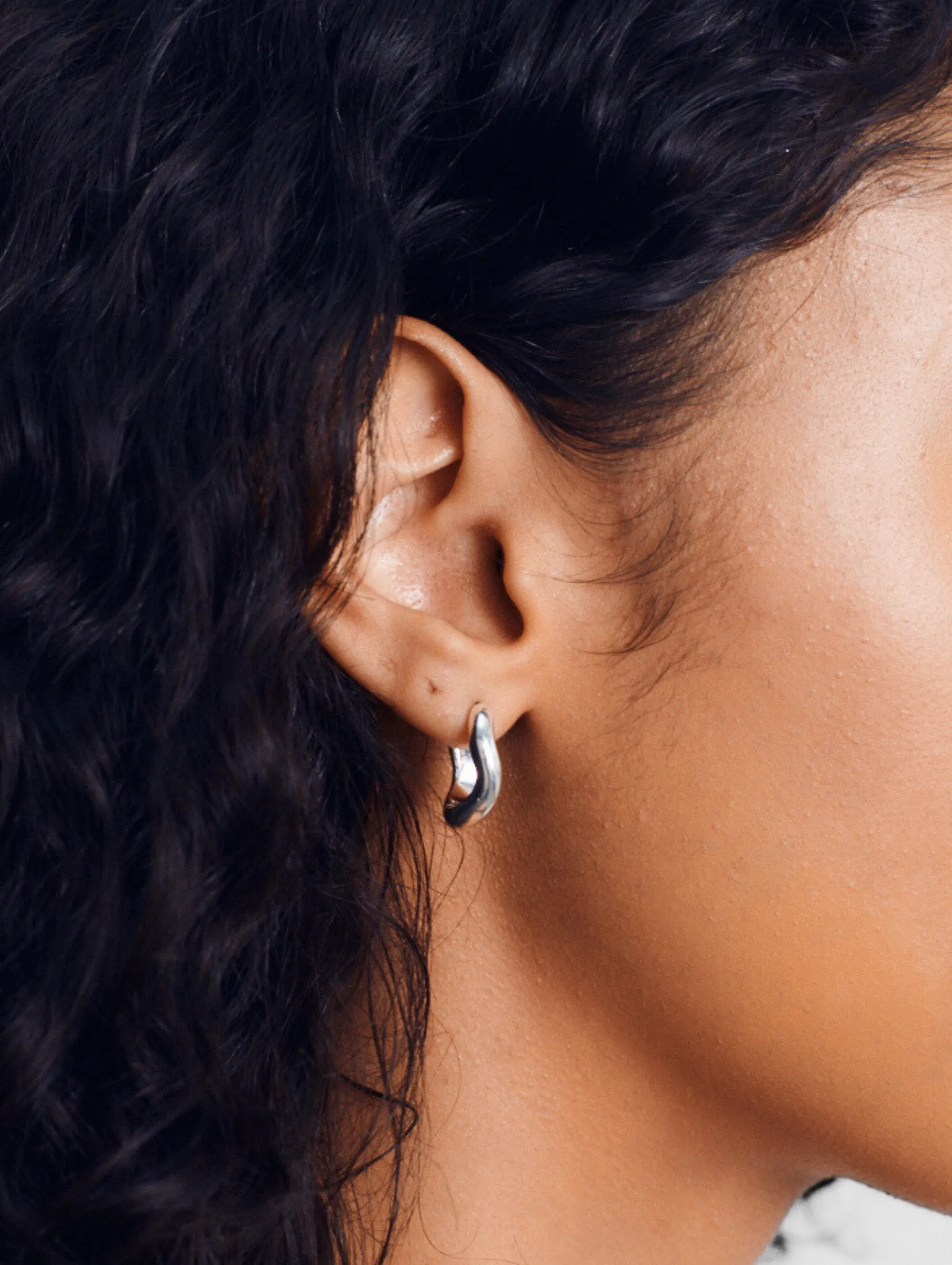 Rowan Hoops in Gold