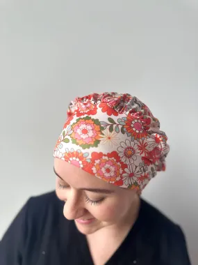 Scrub Hat - Flower Burst