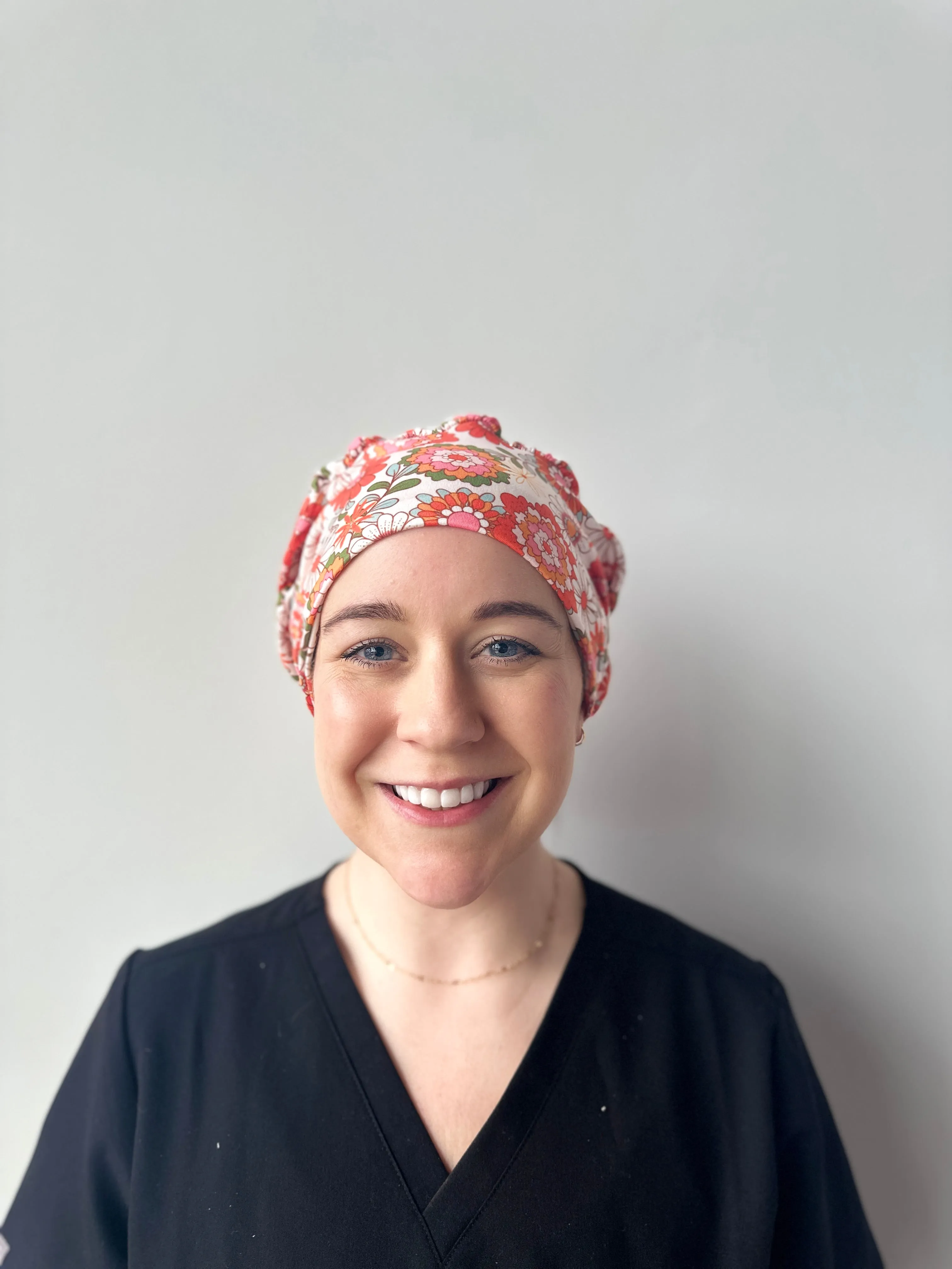 Scrub Hat - Flower Burst