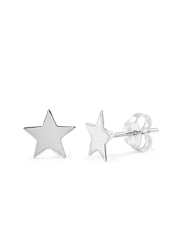Silver Star Studs