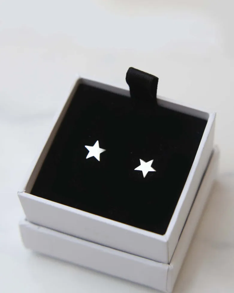 Silver Star Studs