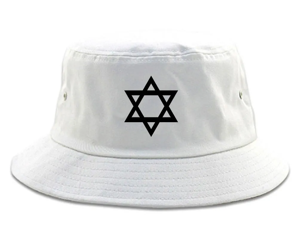 Star Of David Chest Mens Bucket Hat