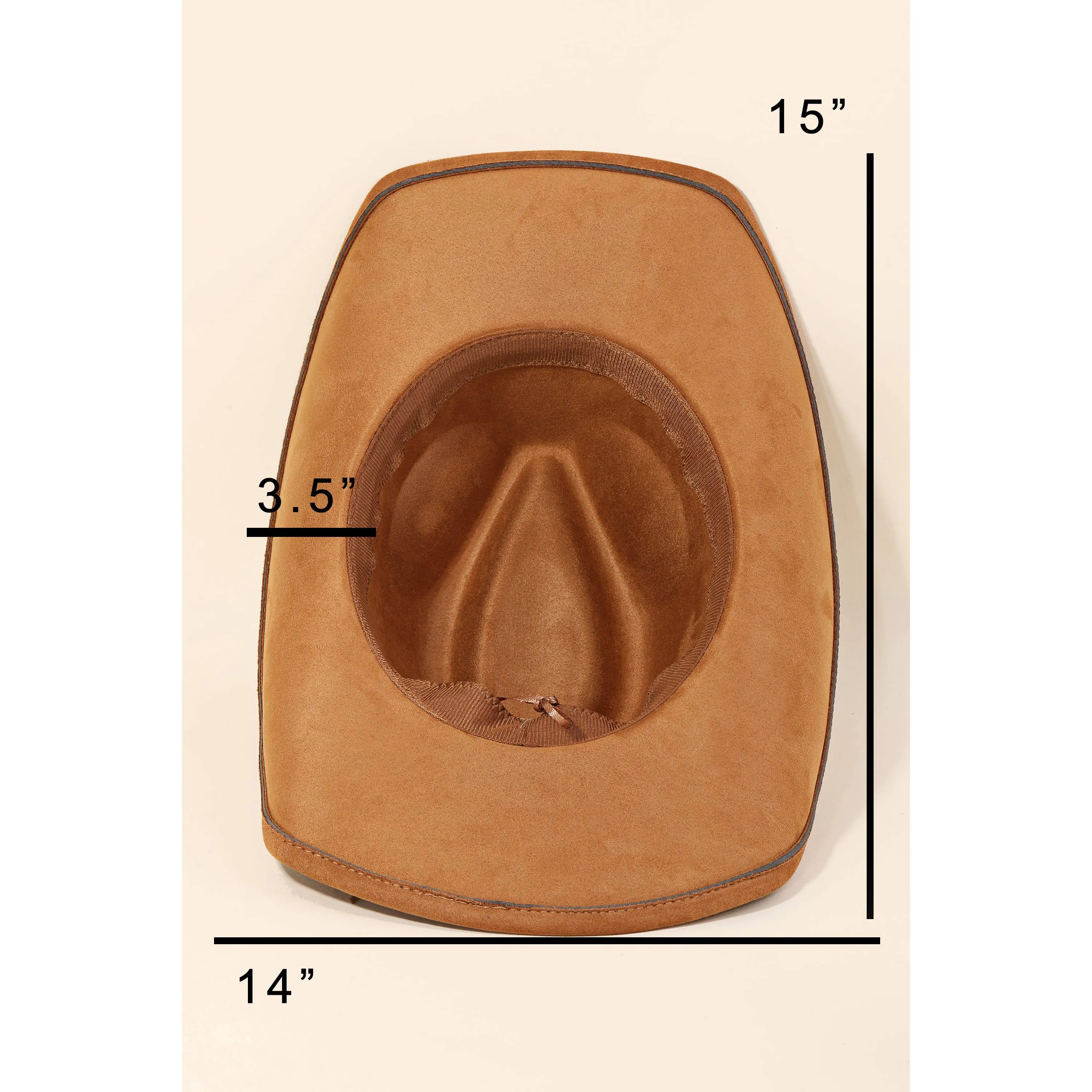 Studded Ribbon Cowboy Hat