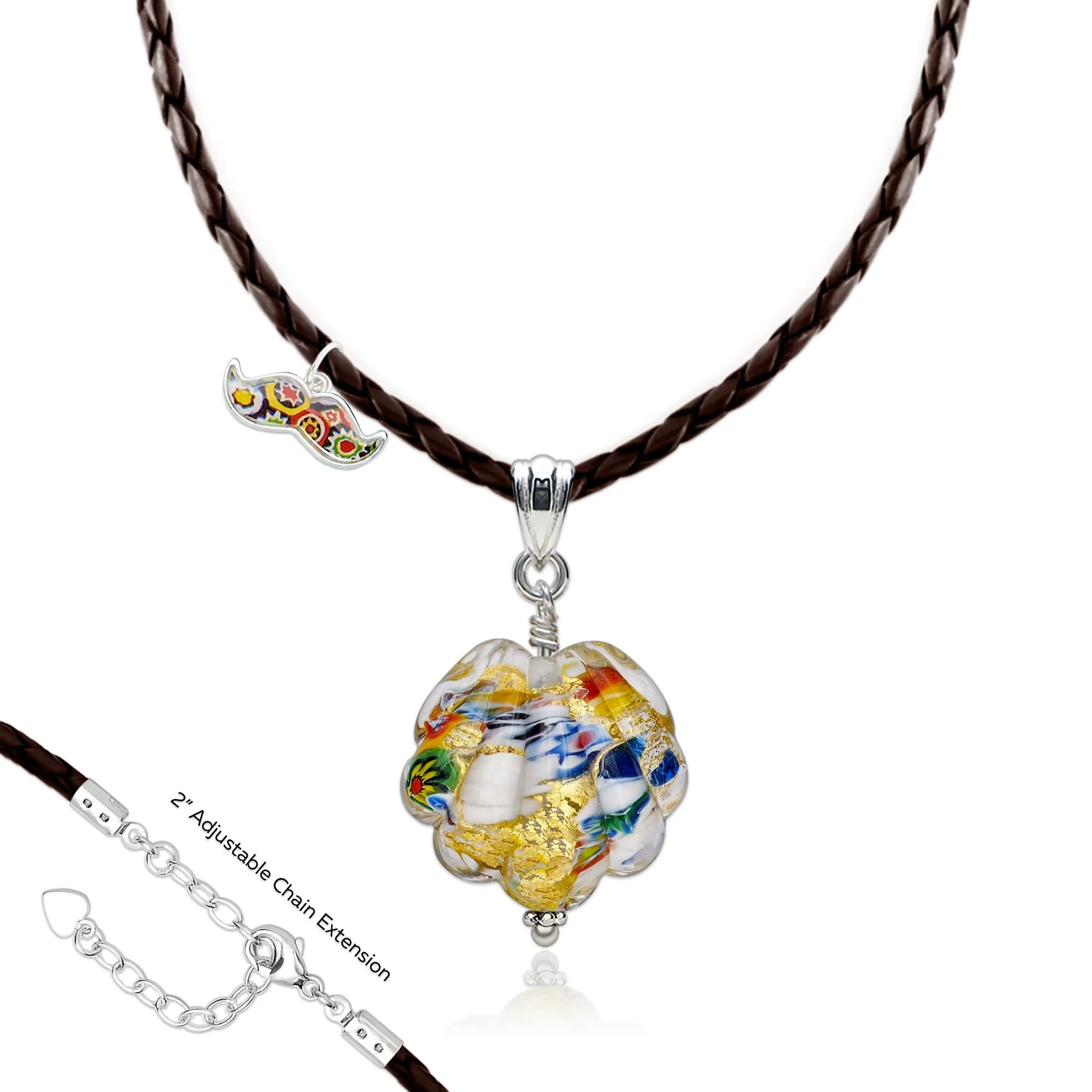 The Kiss Gold Shell Necklace