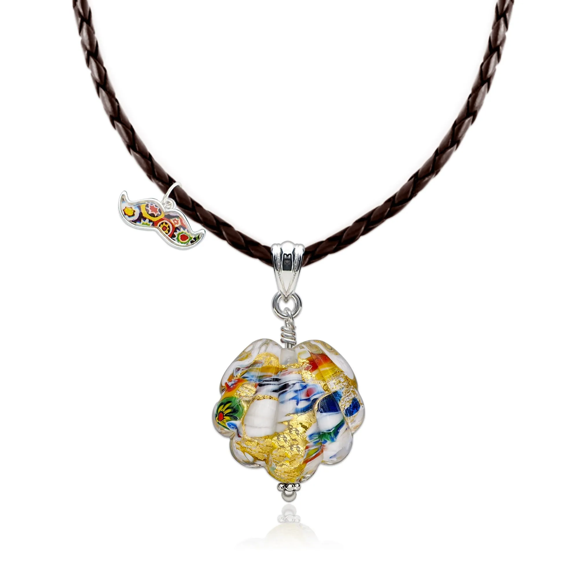 The Kiss Gold Shell Necklace