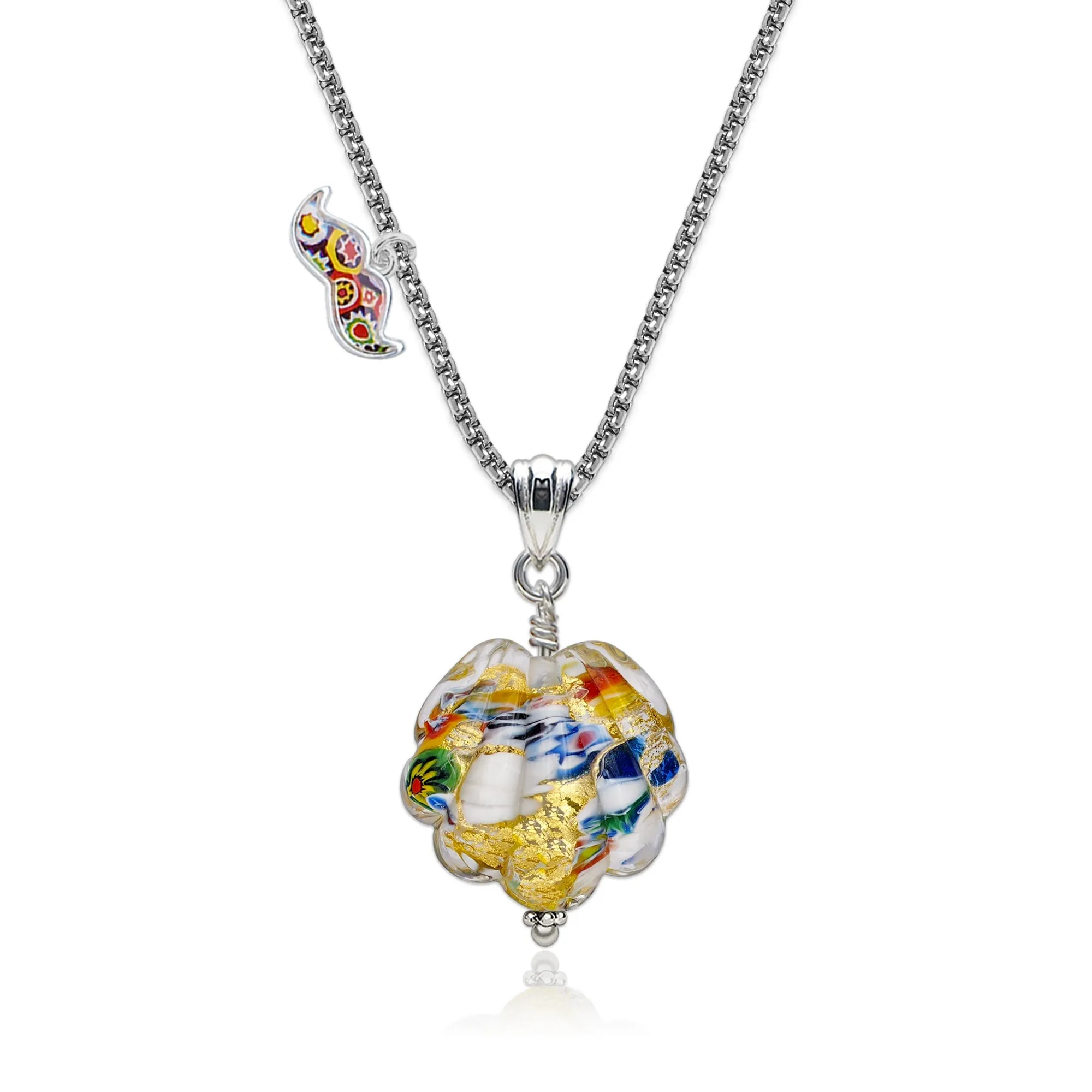 The Kiss Gold Shell Necklace