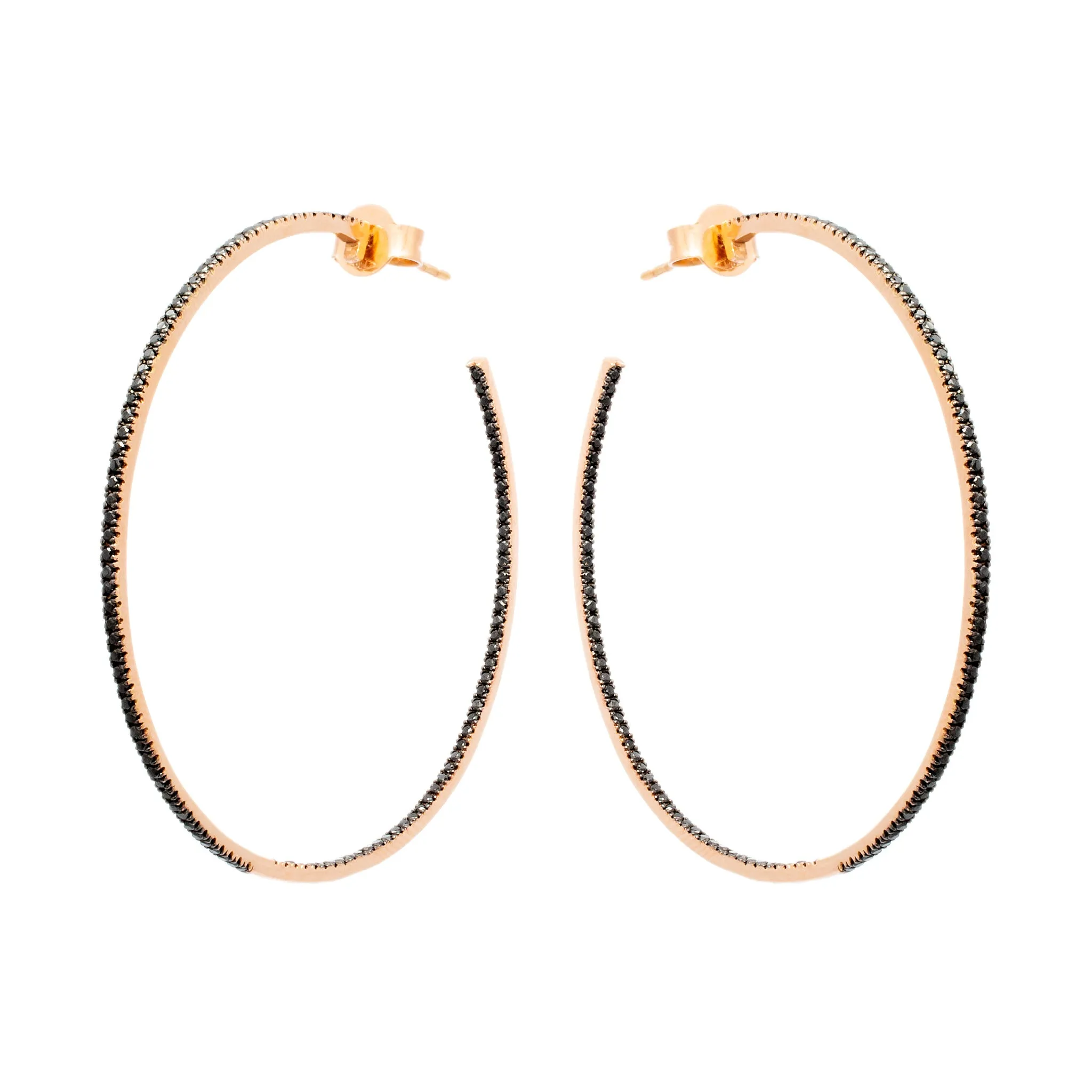 Thin Black or Green Hoops