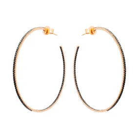 Thin Black or Green Hoops