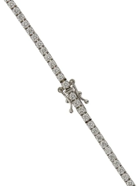 Vanzi   18kt Gold &amp; diamond tennis necklace 