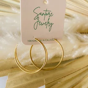 Wire Double Hoop Earrings